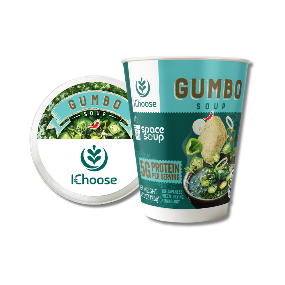Space Soup – Instant Gumbo Soup, Plant-Based, 5g Protein, 0.92oz