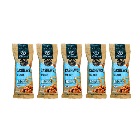 Go Nuts โ Seasalt Cashews, High Protein Snack, 56g