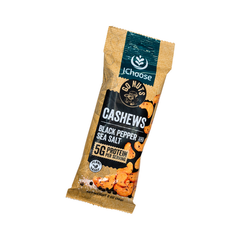 Go Nuts, Black Pepper and Sea Salt, 56g, Box 20 Packs