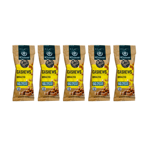 Go Nuts – Unsalted Cashews, High Protein Snack, 56g