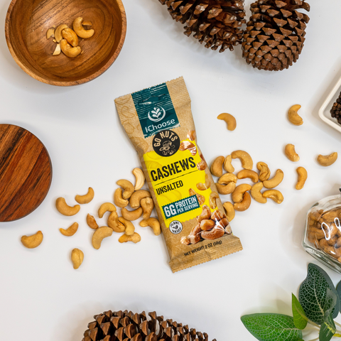 Go Nuts – Unsalted Cashews, High Protein Snack, 56g