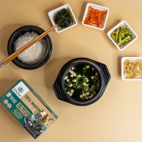 Space Soup – Instant Tofu Wakame Soup, Plant-Based, 7g Protein, Box of 4 Pack (4x20g)