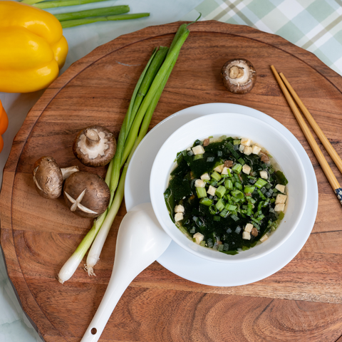 Space Soup – Instant Tofu Wakame Soup, Plant-Based, 7g Protein, Box of 4 Pack (4x20g)