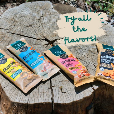 Go Nuts โ Seasalt Cashews, High Protein Snack, 56g