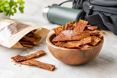 Tofu Jerky for Better On-the-Go Snacking