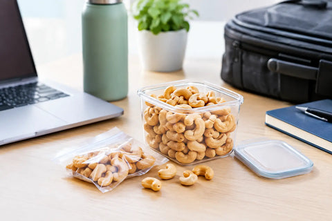 Cashews Snack Packs for Work, Travel, and More