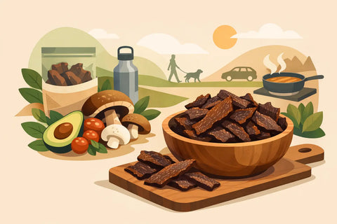Vegan Mushroom Jerky That Fits Real Life