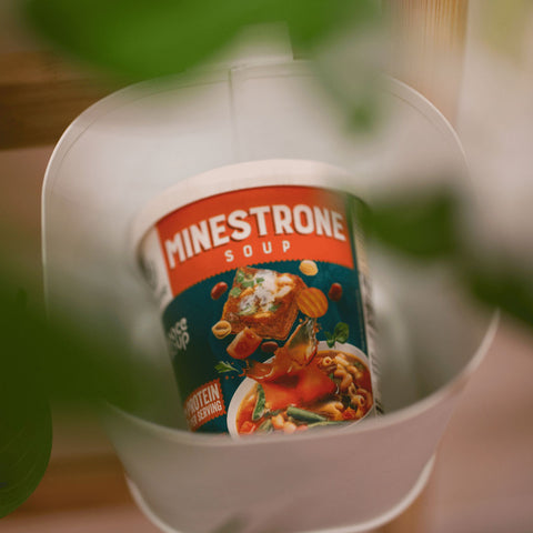 Space Soup – Instant Minestrone Soup, Plant-Based, 6g Protein, 1 Pack (30g)