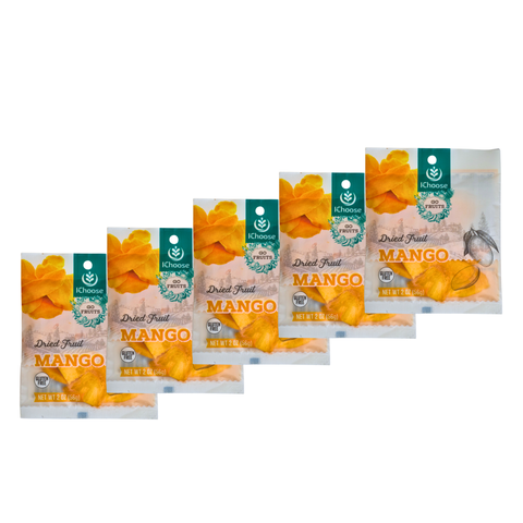 IChoose GoFruits – Dried Mango, Sweet & Chewy Tropical Snack, Plant-Based (56 oz)