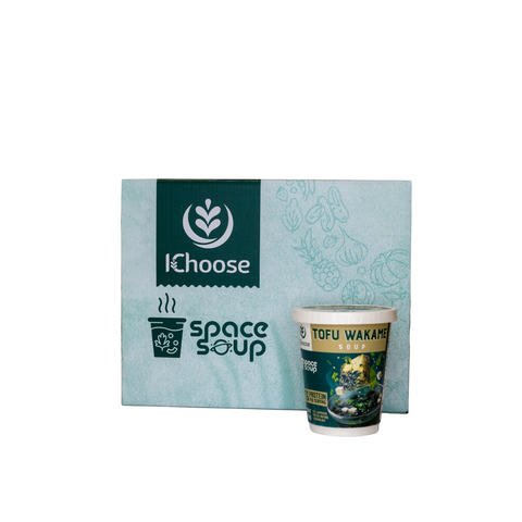 Space Soup – Instant Tofu Wakame Soup, Plant-Based, 7g Protein, 1 Pack (20g)