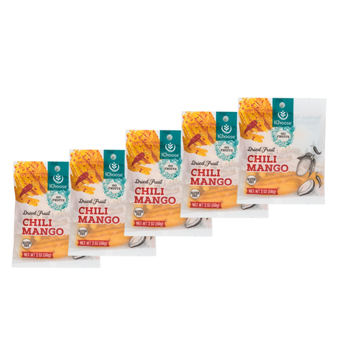 IChoose GoFruits – Chili Mango Dried Fruit, Sweet & Spicy Tropical Snack, Plant-Based (56 oz)