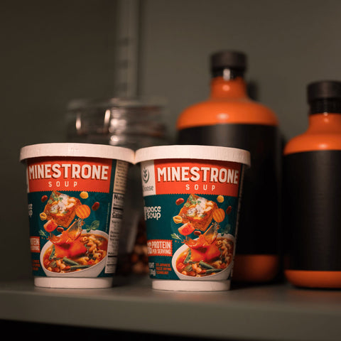 Space Soup – Instant Minestrone Soup, Plant-Based, 6g Protein, 1 Pack (30g)