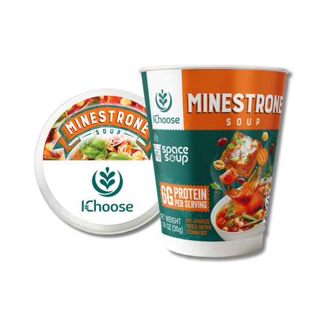 Space Soup – Instant Minestrone Soup, Plant-Based, 6g Protein, 1 Pack (30g)