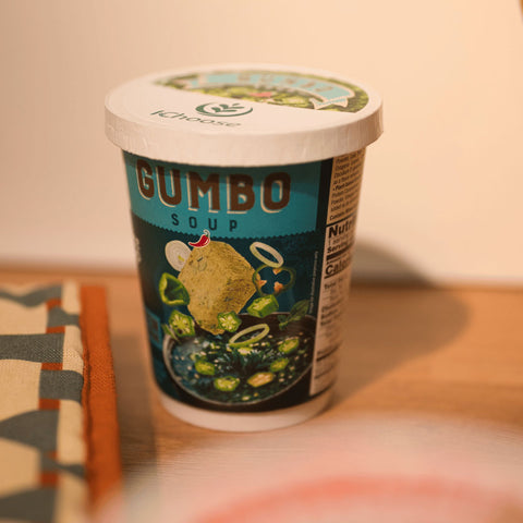 Space Soup – Instant Gumbo Soup, Plant-Based, 5g Protein, 0.92oz / 26g