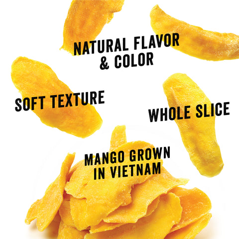 IChoose GoFruits – Dried Mango, Sweet & Chewy Tropical Snack, Plant-Based (56 oz)