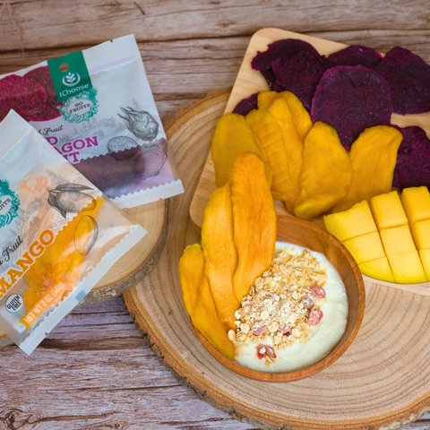 IChoose GoFruits – Dried Mango, Sweet & Chewy Tropical Snack, Plant-Based (56 oz)