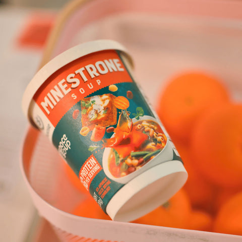 Space Soup – Instant Minestrone Soup, Plant-Based, 6g Protein, 1 Pack (30g)