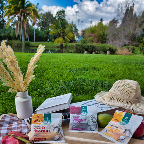 IChoose Go Fruits Dried Fruit Variety Pack, 5 Pack (2 Mango, 1 Spicy Mango, 2 Red Dragon Fruit), 2 oz (56g) Each