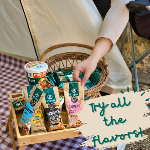 Go Nuts cashews holiday gift box presentation idea