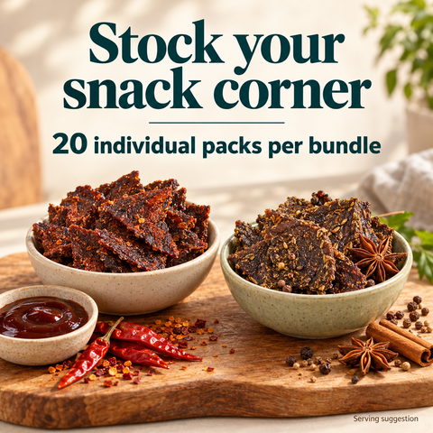 IChoose Mushroom Jerky Bundle Smoked BBQ & 5-Spice, 20 Ct — PT06