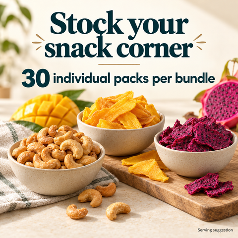 IChoose Snack Bundle Cashews, Mango & Dragon Fruit, 30 Ct — PT06