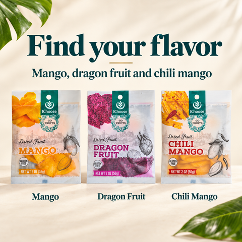 IChoose Dried Mango & Dragon Fruit Snack Bundle 15 ct — PT02