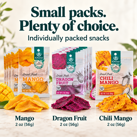IChoose Dried Mango & Dragon Fruit Snack Bundle 15 ct — PT03