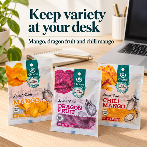IChoose Dried Mango & Dragon Fruit Snack Bundle 15 ct — PT04