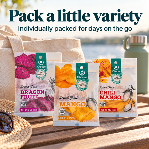 IChoose Dried Mango & Dragon Fruit Snack Bundle 15 ct — PT05