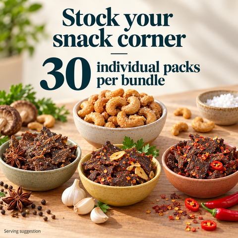 IChoose Sea Salt Cashews & Shiitake Mushroom Jerky Bundle 30 Ct — PT06