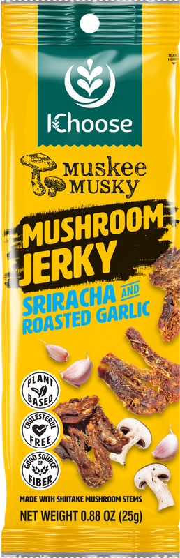 Muskee Musky Mix Variety Mushroom Jerky, Vegan, 10 Pack