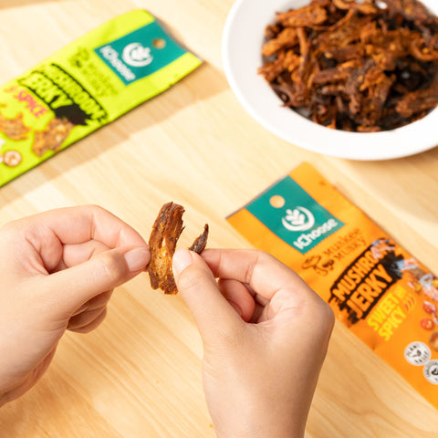 Muskee Musky 5-Spice Mushroom Jerky, Vegan