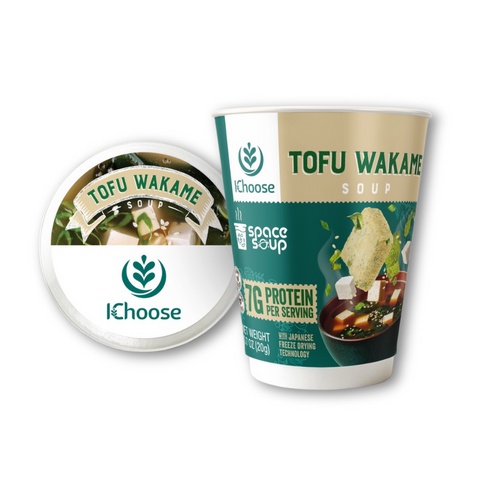 Space Soup – Instant Tofu Wakame Soup, Plant-Based, 7g Protein, 1 Pack (20g)
