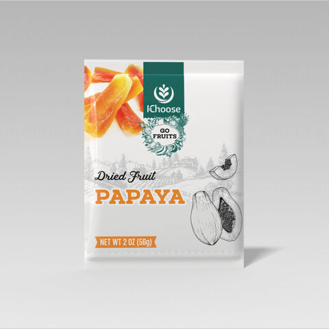 IChoose Go Fruits – Dried Papaya, 56g
